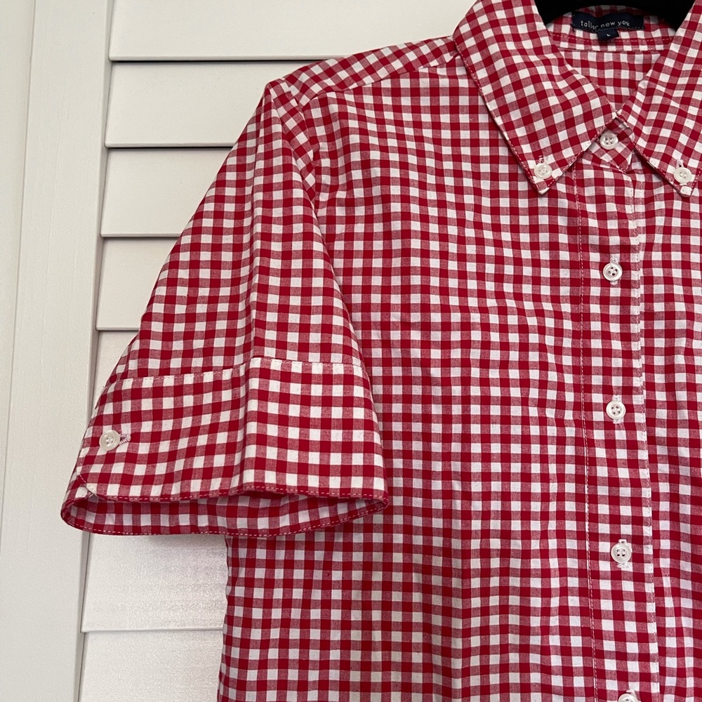 Gingham Button Down picnic shirt